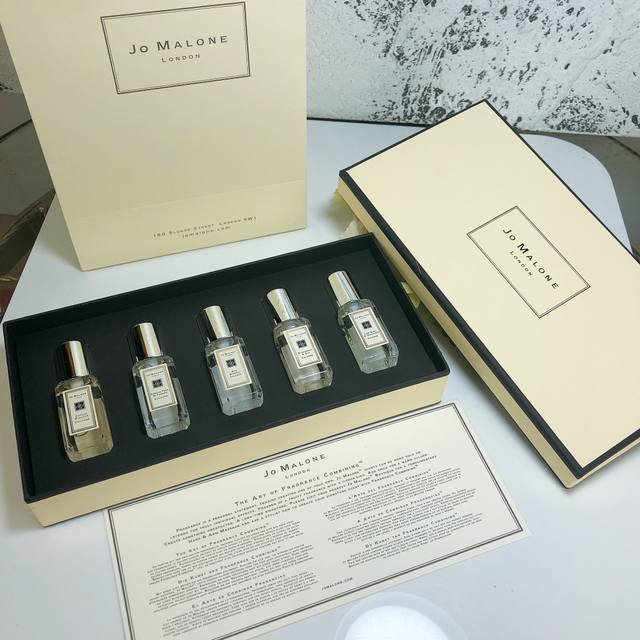 Counter quality Jo Malone perfume five-piece set classic lime basil leaves + ora
