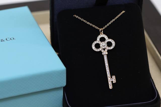 Hot-selling model recommendation Tiffany&Co. Diamond Crown Clavicle Necklace Ste