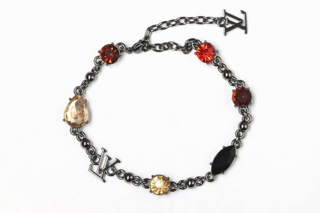 Louis Vuitton Lv Light crystal couple bracelet The Light bracelet sets large rou