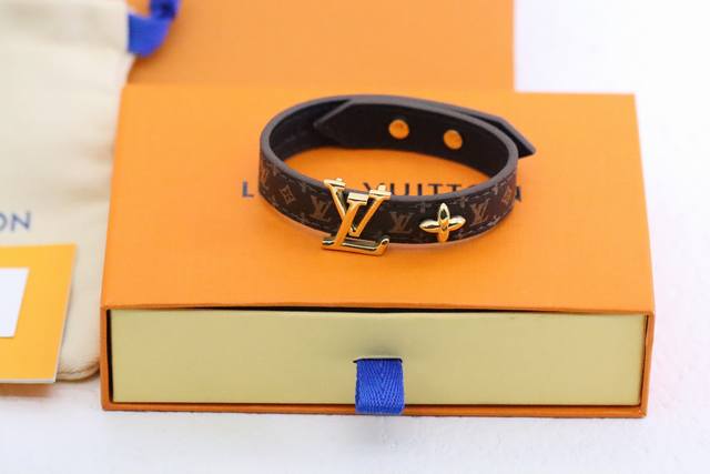 New product recommendation Louis Vuitton brown and gold monogram bracelet Made o