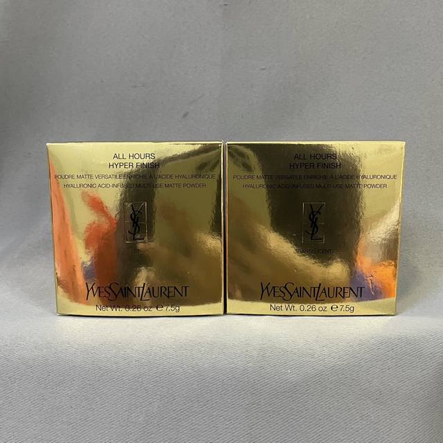 Exclusive Yves Saint Laurent Black Leather Powder New Edition 7.5G! Color number