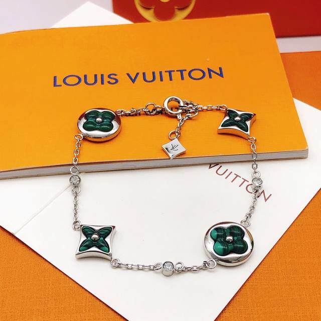 No. Lsl0105 Lv*Latest green mother-of-pearl bracelet consistent Zp brass materia