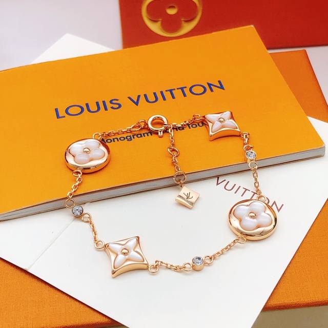 No. Lsl0109 Lv*Latest rose gold white mother-of-pearl bracelet consistent Zp bra