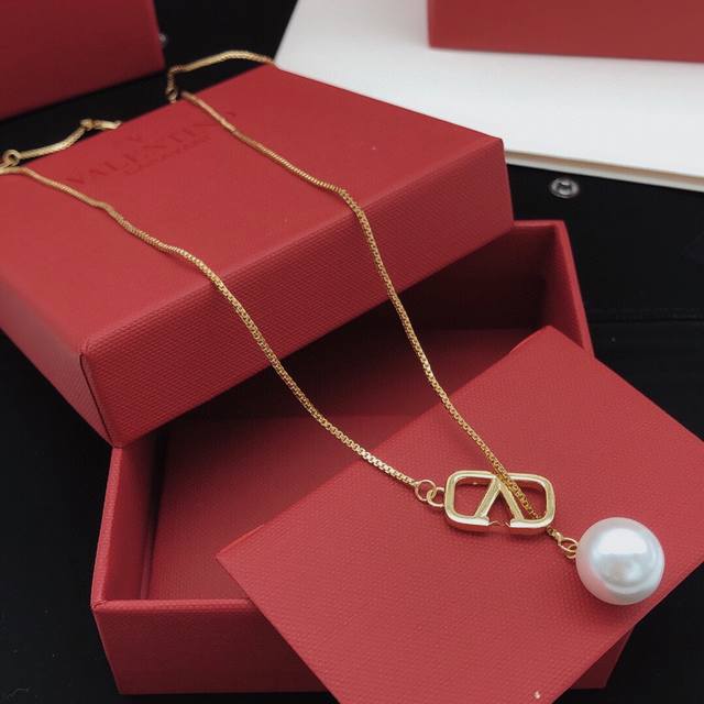 No. Valentino's latest necklace is made of brass.