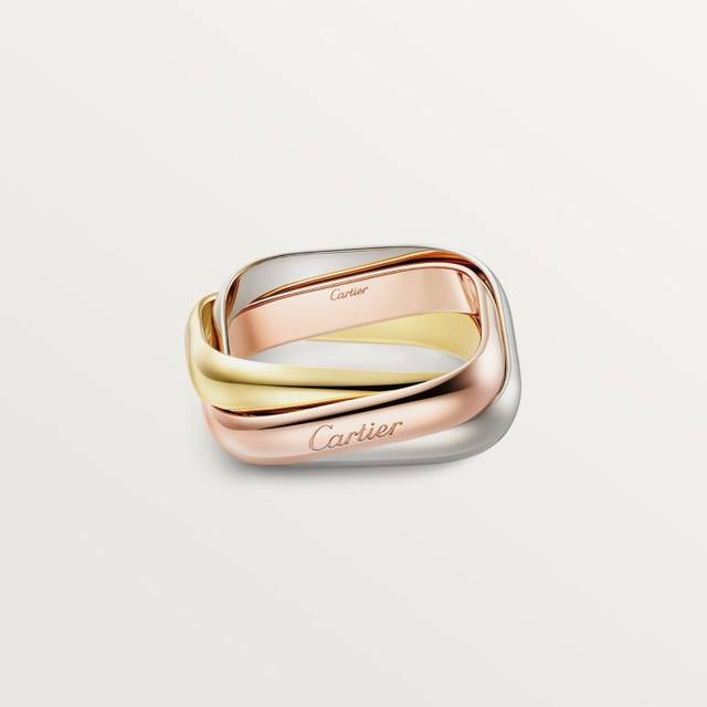 Cartier Trinity Box 100th Anniversary Limited Necklace Three-color Three-ring Ri