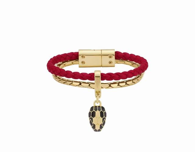 Bulgari snake bracelet Bulgari Serpenti Forever series small snake head bracelet