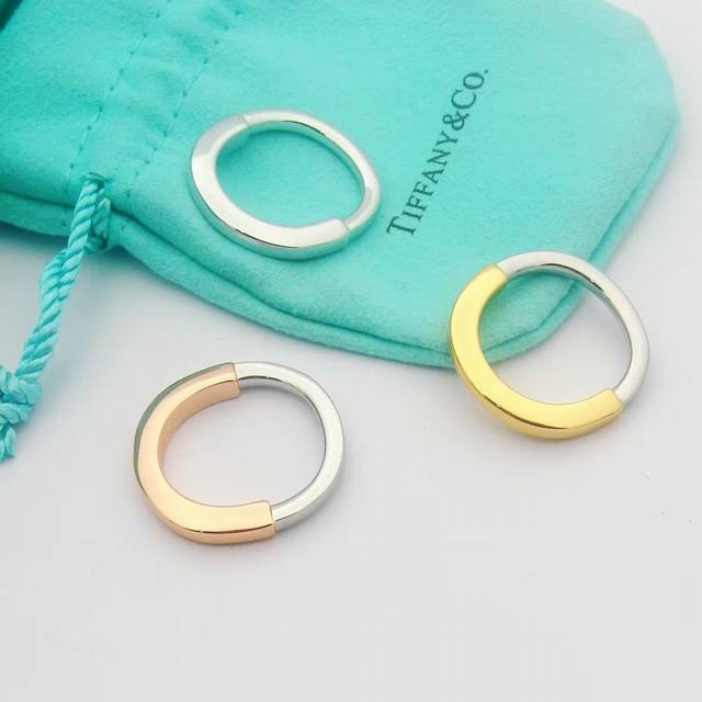 Tiffany ring 23C new style hot debut U-lock ring handbag ring European and Ameri
