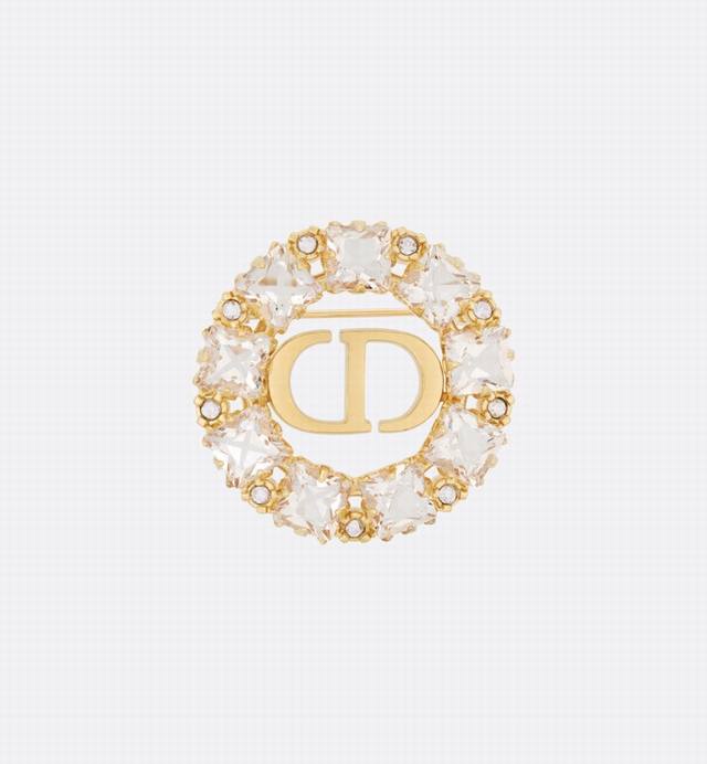 Official website new Dior Dior Cd letter pearl brooch original original goods! E
