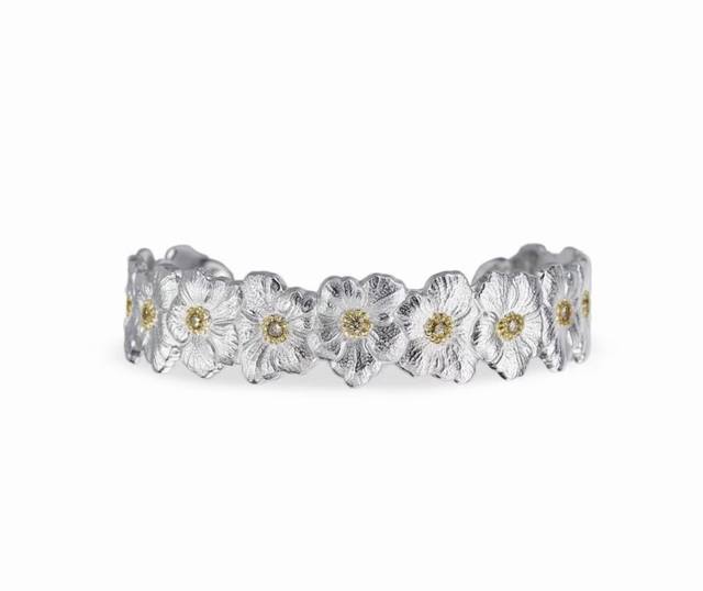 Gardenia Bracelet Buccellati Italian high-end jewelry brand Retro palace style b