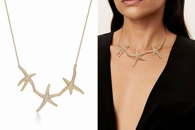 Tiffany necklace starfish necklace This necklace is avant-garde in design and is