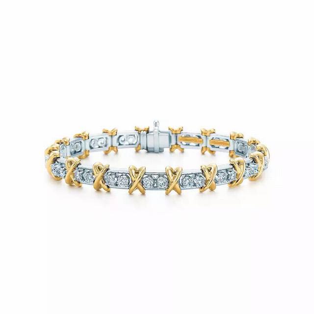 Tiff Tiffany bracelet necklace classic cross bracelet Tiffany bracelet is here~s