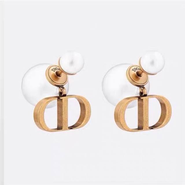 Cd size pearl earrings Angelababy Yang Ying same style 925 silver needle Di0R Th