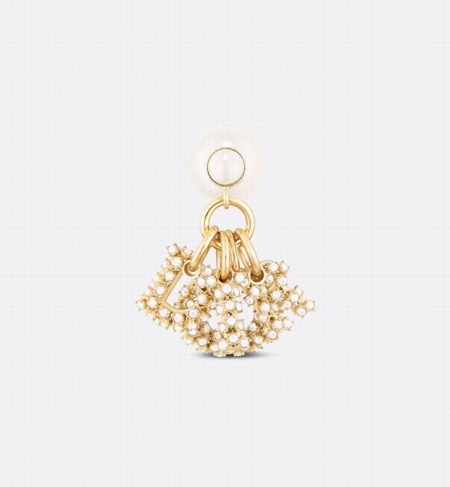 Dior New Gold Pearl Single Earring A very individual and fashionable item!
