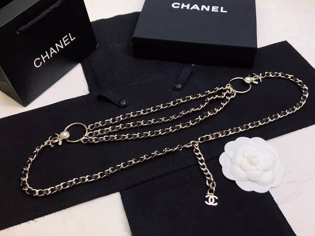 Leather waist chain Chanel new model This waist chain is a must-have for all tim
