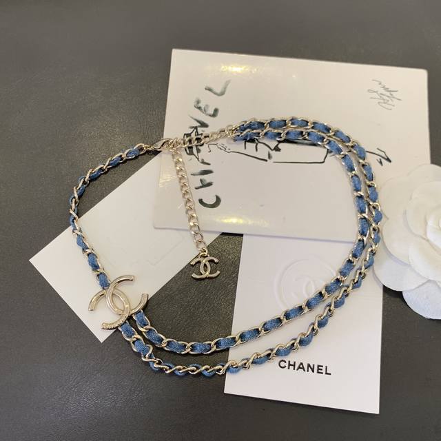 No. Xxl0200 Hot sale Ch Nel25P denim Choker