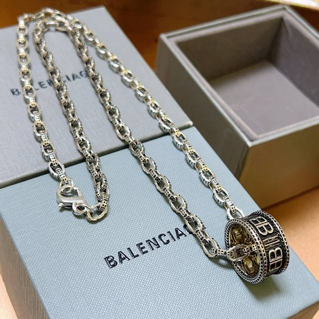Original goods New product Balenciaga necklace Balenciaga new zipper design neck