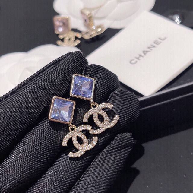 No. Xed0098 Pink out of stock No. Xed0275 Blue Chanel 22B square diamond double