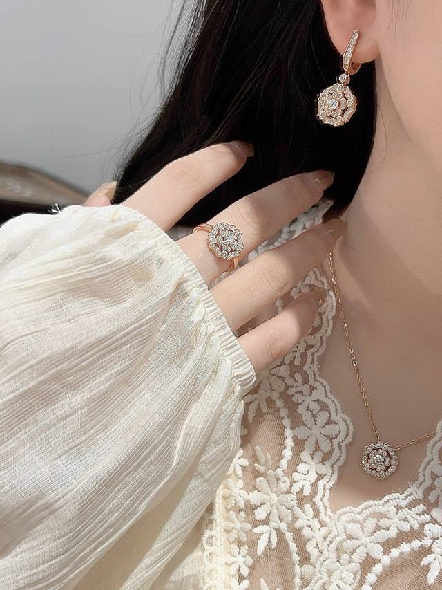 We produce a large number of consulting customers Fu Colored Gem Series-Camellia