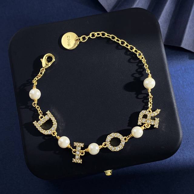 bracelet Da92 Dior Korean fashion new product light luxury full diamond Dior let