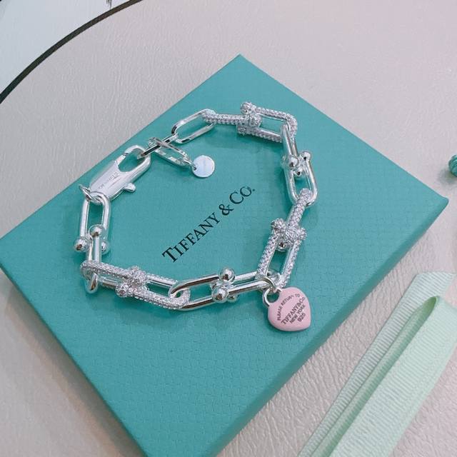 New Pink Diamond Tiffany Bracelet Tiffny&Co. Counter Seiko Silver Version Star S