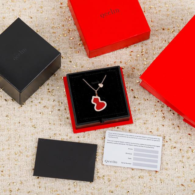 203416 We produce double gourd necklace ZP35100+ Look for the only one that trul