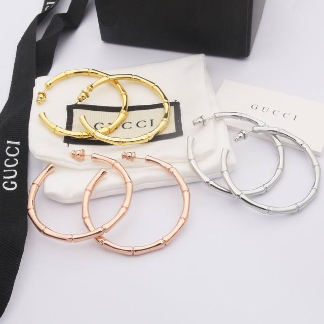 Gucci bamboo earrings ~ fashionable and unique, super popular, first come first
