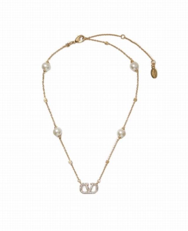 bracelet, necklace Valentino. Valentino counter new hot antique diamond abandone