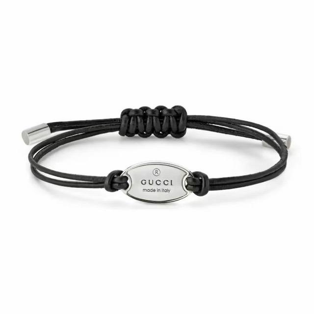 Gucci leather cord bracelet