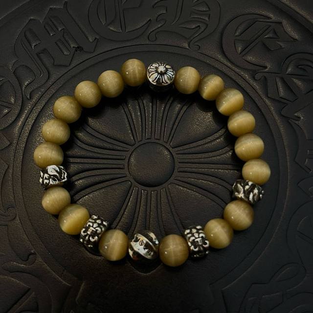 New counter quality Chrome Hearts classic retro multi-element bracelet, popular