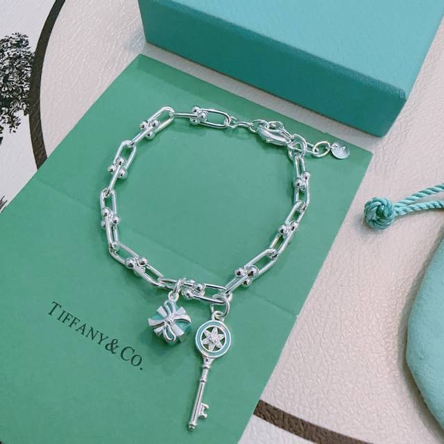 Tiffany&Co. counter exquisite silver version bracelet celebrity style retro old
