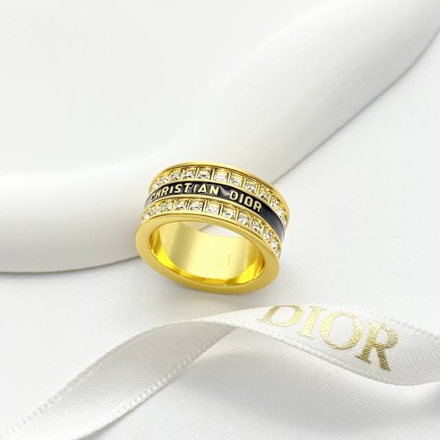 Today's new model code R060 Dior ring hot sale model hot new Dior Code series ri