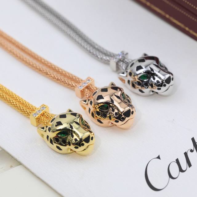 Cartier 1:1 leopard necklace shipped Classic aristocratic style, luxurious and c