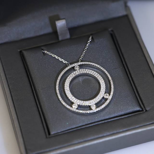 Messika necklace, various internet celebrities' love items, white gold high vers