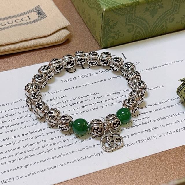 Gucci bracelets for men and women, latest natural crystal bracelets with higher
