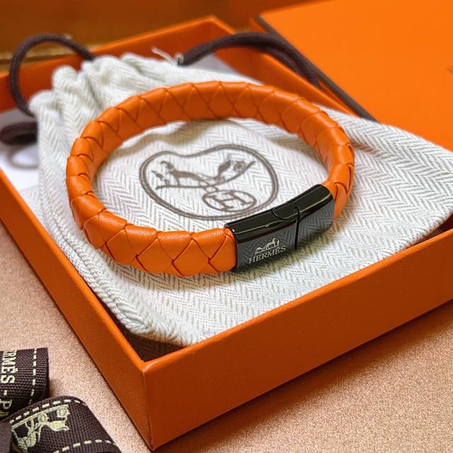 New Hermes bracelet braided bracelet thickened version advanced precision versio