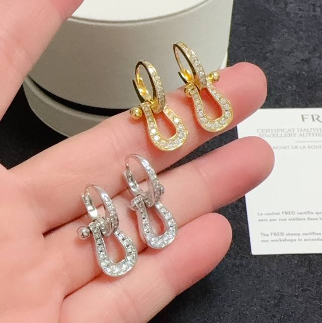 New product launch Popular silver and gold Fred Feiden rose gold full diamond sm