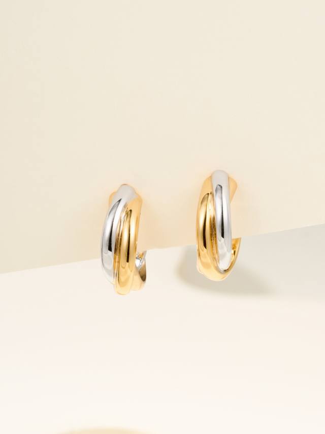 Trinity tricolor ring series is launched. The tricolor gold works in this series