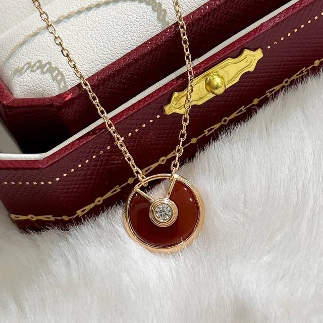 A1823 The highest version of sterling silver. Kajia UFO amulet diamond necklace.