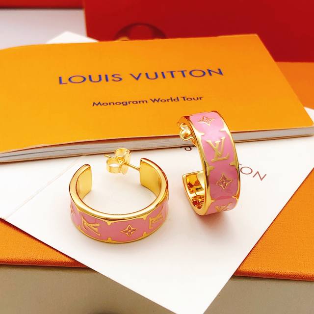 No. Led0343 Lv*Latest pink round ear hook consistent Zp brass material