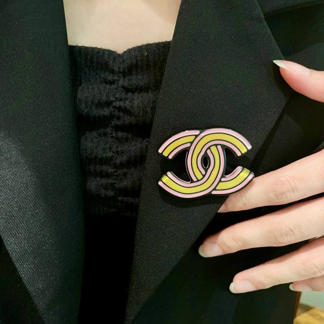 Chanel Double C Brooch