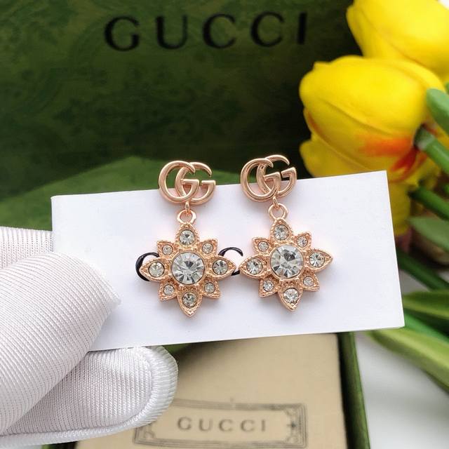 No. Ged0074 Gucc*Latest Rose Gold Flower Consistent Zp Brass Material