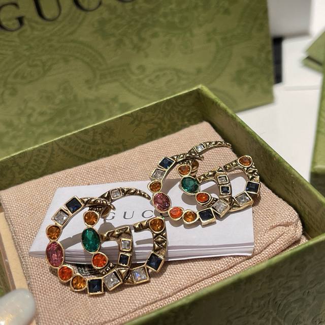 No. Ged0071 Gucci new color diamond earrings