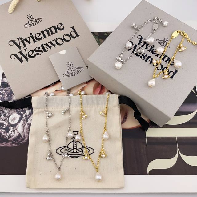 bracelet necklace We produce Viviennewestwood baby, what is a happy planet, come