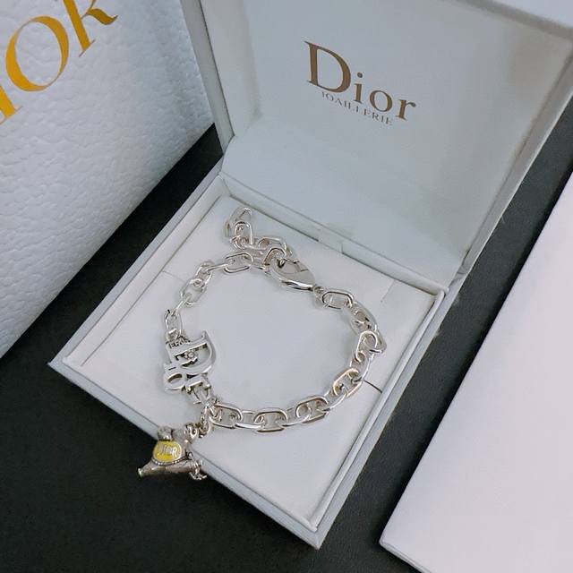 Special counter exquisite version Dior Dior multi-element agate Thai silver styl