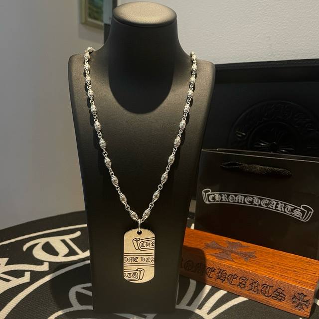 New counter quality Chrome Hearts Chrome Hearts classic cross necklace square pe