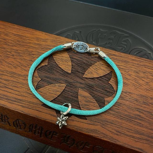 New counter quality Chrome Hearts classic retro six-pointed star bracelet, popul