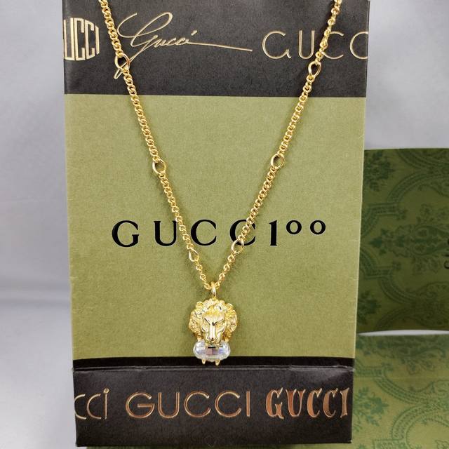 Gucci is inspired by the vast nature and wild animals. The lion head image has b
