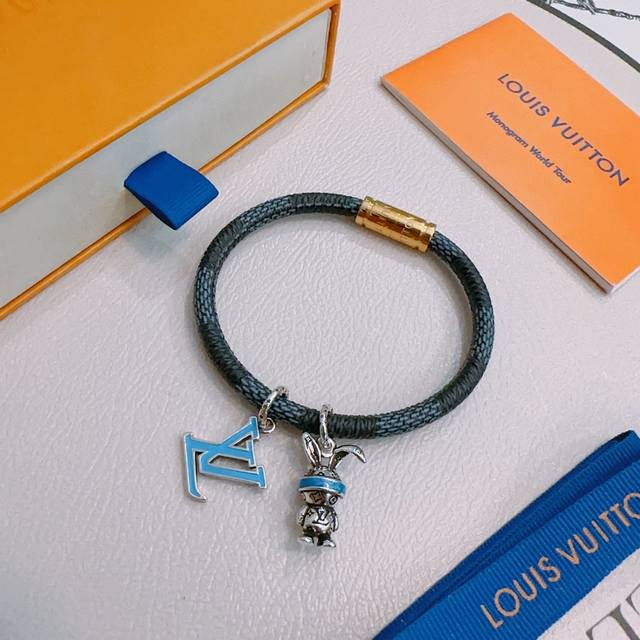 High quality Lv Louis Vuitton cowhide bracelet bracelet original goods counter n