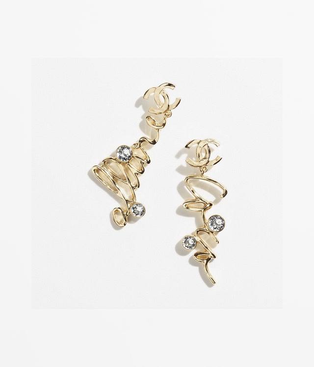 Chanel double C earrings