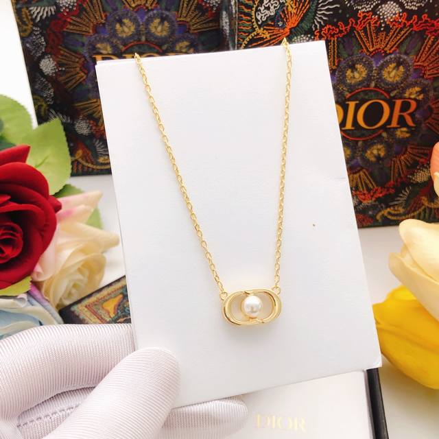 No. Dxl0077 Dio* Latest Cd Necklace Zp Brass Material